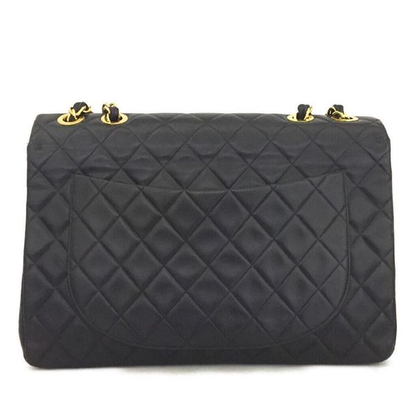 ❌❌ CHANEL Maxi Jumbo 34 Quilted Matelasse XL Lambskin vintage Crossbody flap Bag - Picture 9 of 16
